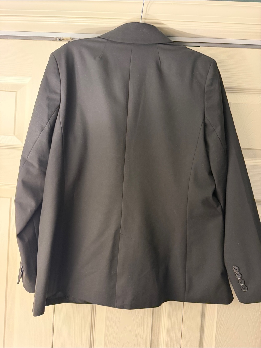 Banana Republic Women's Black Single-Button Suit Blazer - Picture 6 of 9